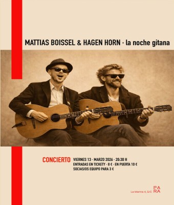 Jazz Manouche · La Noche Gitana · Mattias Boissel & Hagen Horn en Santa Cruz de Tenerife