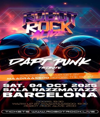 Robot Rock Alive (Daft Punk Tribute) Razzmatazz en Barcelona