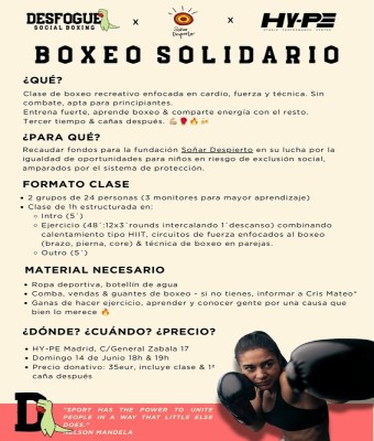 Boxeo Solidario by LiveOkey Impact: Entrena por una buena causa  en Madrid