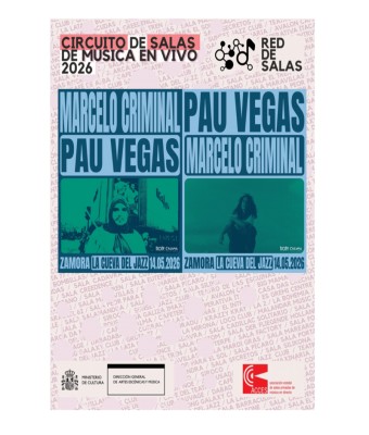 Marcelo Criminal y Pau Vegas en La Cueva del Jazz de Zamora