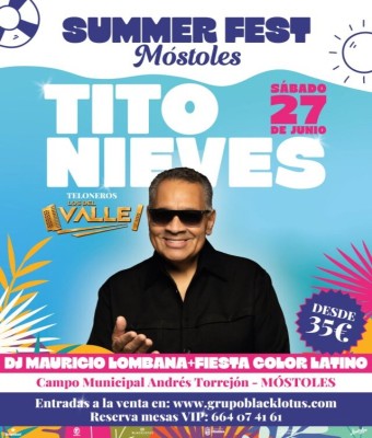 Tito Nieves en Móstoles en Madrid