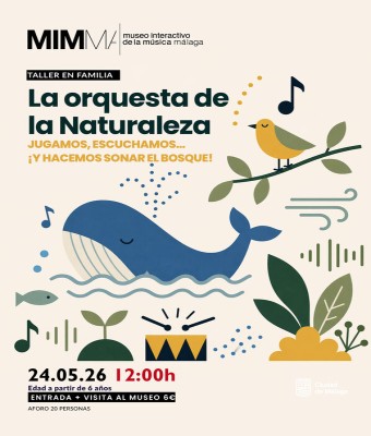  Taller familiar, "La orquesta de la naturaleza" en Málaga