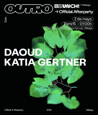 AFTER PARTY OFICIAL 2 DE MAYO - SALA PARIS 15 en Málaga