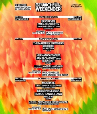 OFFICIAL AFTER PARTIES BRUNCH WEEKENDER 10/11/12 OCT en Málaga