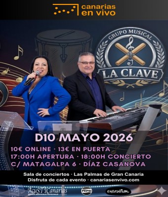 LA CLAVE EN CANARIAS EN VIVO - CONCIERTO EN LAS PALMAS en Palmas, Las