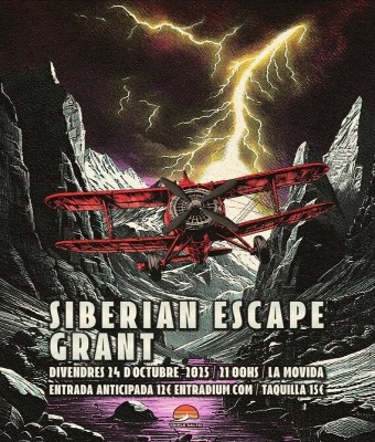 SIBERIAN ESCAPE + GRANT @ LA MOVIDA (24/10/25) en Balears, Illes