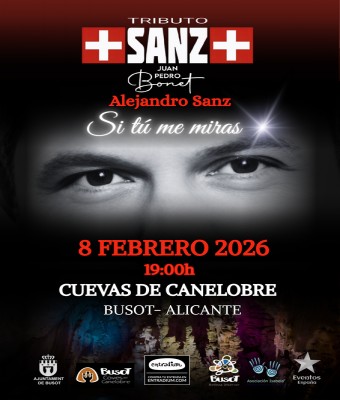 Tributo Sanz-Un concierto único en un escenario irrepetible  en Alicante/Alacant