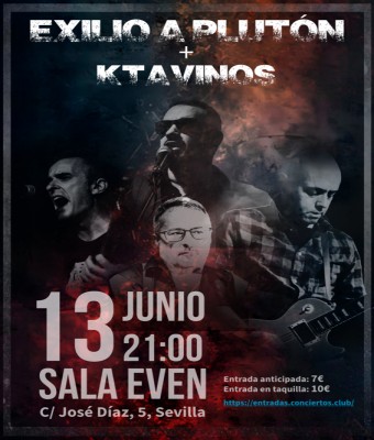 Exilio a Plutón y Katavinos en sala Even (Sevilla)