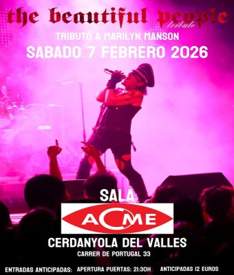 THE BEAUTIFUL PEOPLE LIVE CERDANYOLA en Barcelona
