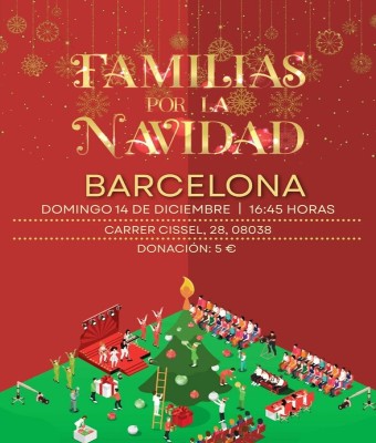 Familias Por La Navidad en Barcelona
