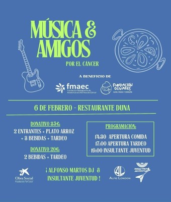 MÚSICA & AMIGOS POR EL CÁNCER en Málaga