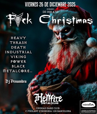F*ck Christmas - Metal Party by Hellfire en Barcelona