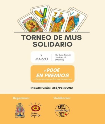TORNEO DE MUS SOLIDARIO en Madrid
