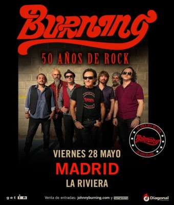 Burning - 50 años de Rock - Madrid