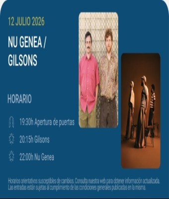 Nu Genea Live Band / Gilsons - Noches del Botánico 2026 en Madrid