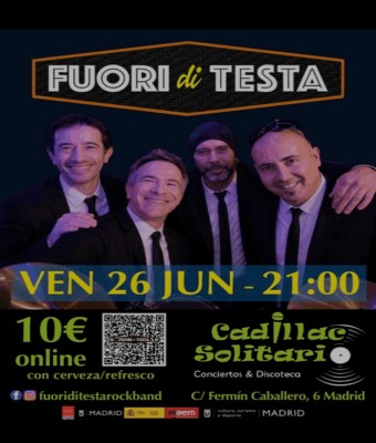 Fuori di Testa - Rock en italiano, español e internacional en Madrid