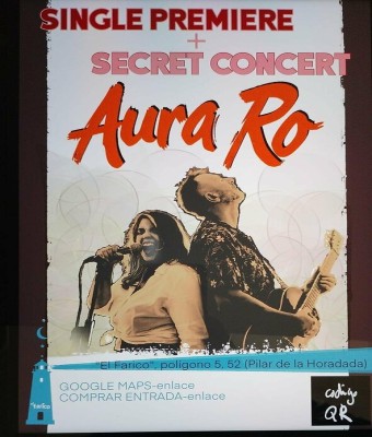 SINGLE PREMIERE + SECRET CONCERT  AURA RO  en Alicante/Alacant