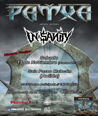 PATXA - Avilés (Presentación de "Just Heavy Metal") en Asturias