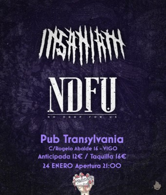 NO DROP FOR US + INSANIAM (VIGO) en Pontevedra