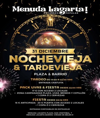 ¡NOCHEVIEJA 2026! Grupo Menuda Lagarta en Alicante/Alacant