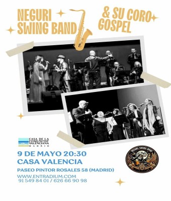NEGURI SWING BAND & SU CORO GOSPEL en Madrid