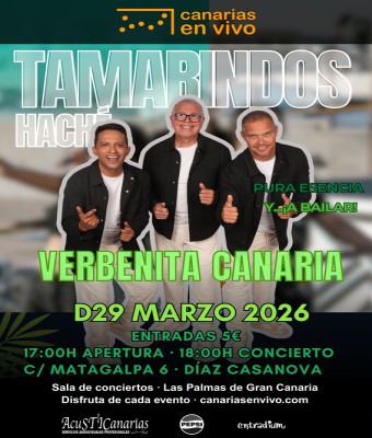 HACHÉ TAMARINDOS EN CANARIAS EN VIVO - CONCIERTO EN LAS PALMAS en Palmas, Las