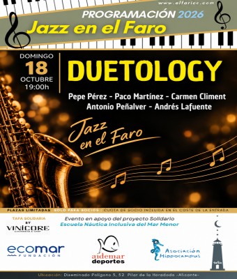 JAZZ EN EL FARO: DUETOLOGY  en Alicante/Alacant