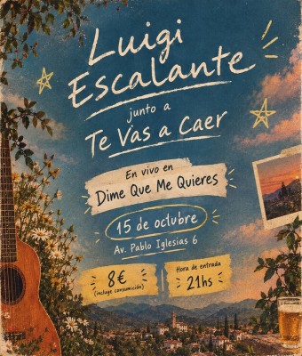 Luigi Escalante + Te Vas A Caer en Madrid