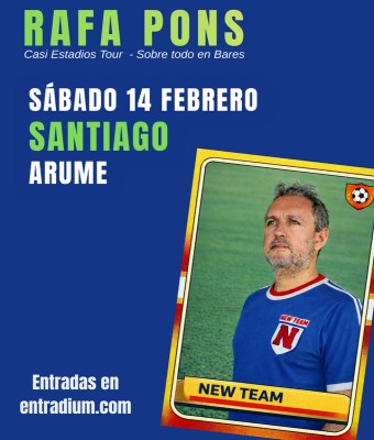 Rafa Pons en SANTIAGO de COMPOSTELA - Arume en Coruña, A