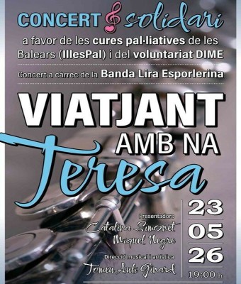 Viatjant amb na Teresa, concert solidari en Balears, Illes