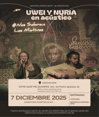 Uwei & Nuria en acústico en Madrid