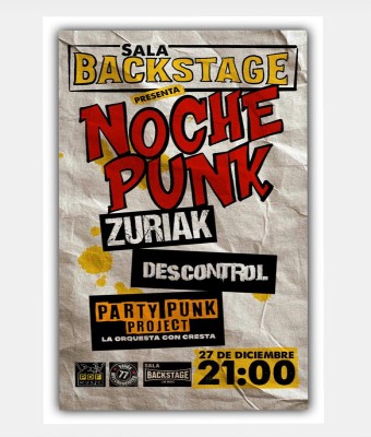 NOCHE PUNK en Barcelona