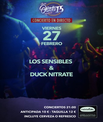 Los Sensibles + Duck Nitrate en Madrid