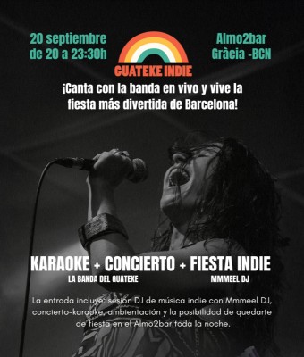 Guateke indie en Barcelona