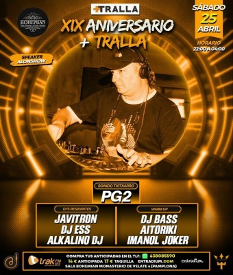 Sábado 25/04/2026 XIX ANIVERSARIO en Navarra