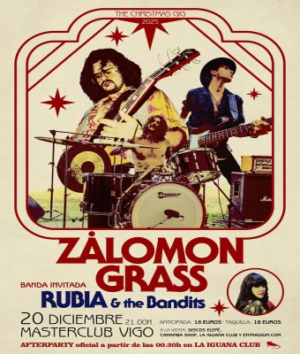 THE CHRISTMAS GIG - ZÅLOMON GRASS + RUBIA & THE BANDITS - 20 de Diciembre - Sala MasterClub - Vigo en Pontevedra