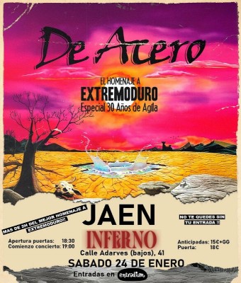 De Acero  El Homenaje a Extremoduro en Jaén