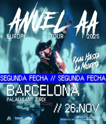 Anuel AA Europe Tour 2025 Barcelona.