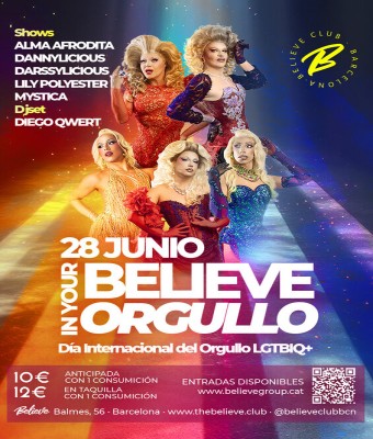 Believe in your ORGULLO! en Barcelona