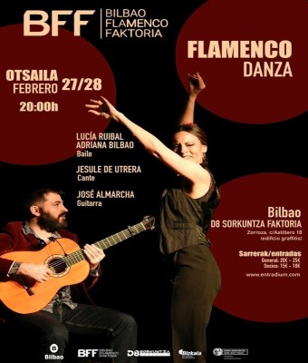 TABLAO FLAMENCO - OTSAILAK 27 Y 28 DE FEBRERO en Bizkaia