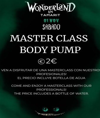 MASTERCLASS BODY PUMP TAMARIT BEACH RESORT (Solo alojados-Imprescindible llevar pulsera de Tamarit) en Tarragona