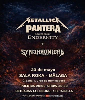 Metallica + Pantera homenaje by Endernity + Synchronical en Málaga