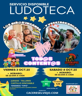 LUDOTECA FEST en Cáceres