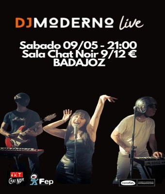 DJ MODERNO LIVE EN Badajoz, Sala Chat Noir