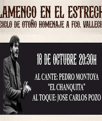 Al cante Pedro Montoya "El Chanquita" al toque José Carlos Pozo en Ceuta