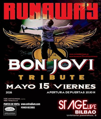 RUNAWAY - Bon Jovi Tribute (Stage Live, BILBAO) en Bizkaia