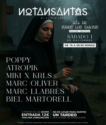 NOTANSANTOS  -  GALA DE TARDE  - CAFE MILANO en Balears, Illes