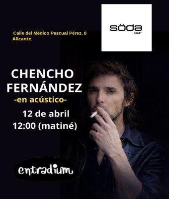 Chencho Fernández - Concierto acústico en Alicante/Alacant