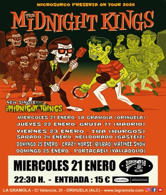 THE MIDNIGHT KINGS en LA GRAMOLA en Alicante/Alacant