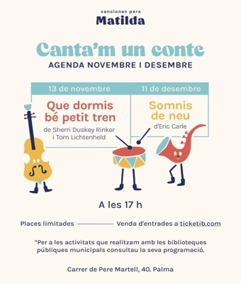 Canta'm un conte! (de 0 a 3 anys) en Balears, Illes